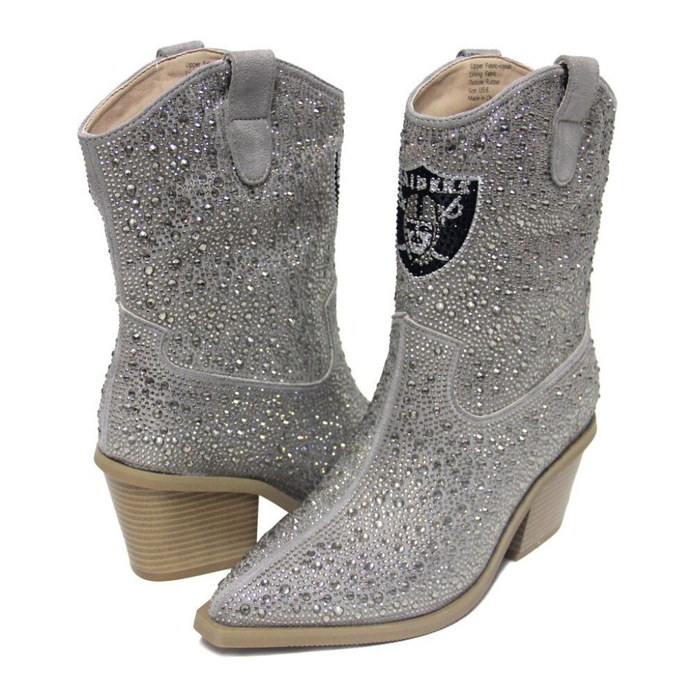 NFL Licensed Las Vegas Crystal Ankle Boot
